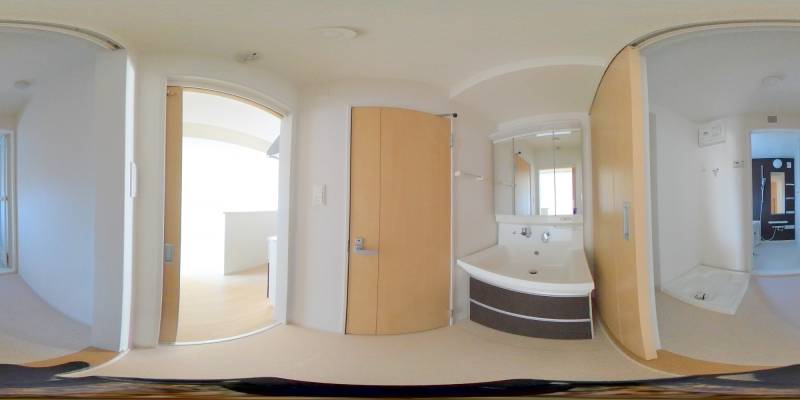 パノラマ画像洗面所