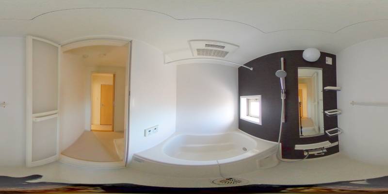 パノラマ画像バスルーム