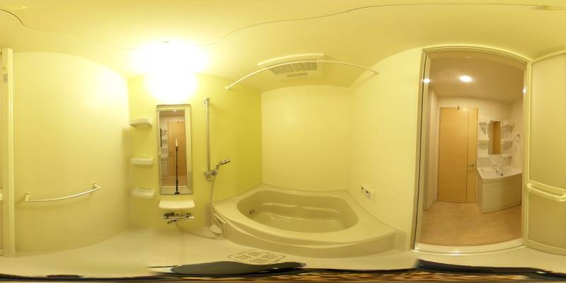 パノラマ画像バスルーム