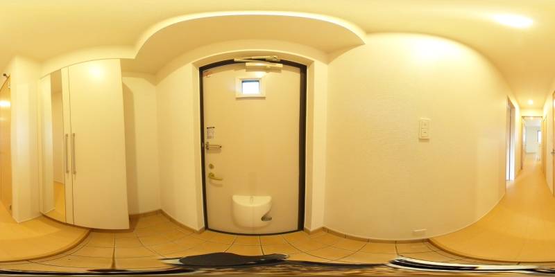 パノラマ画像玄関