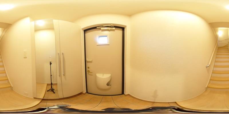 パノラマ画像玄関