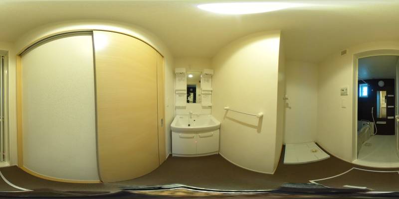 パノラマ画像洗面所