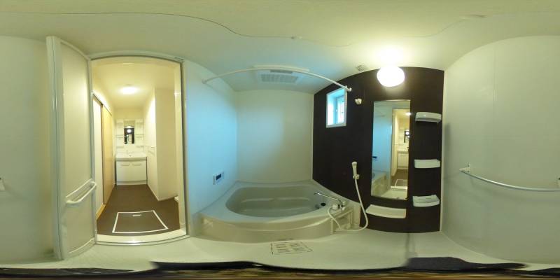 パノラマ画像バスルーム