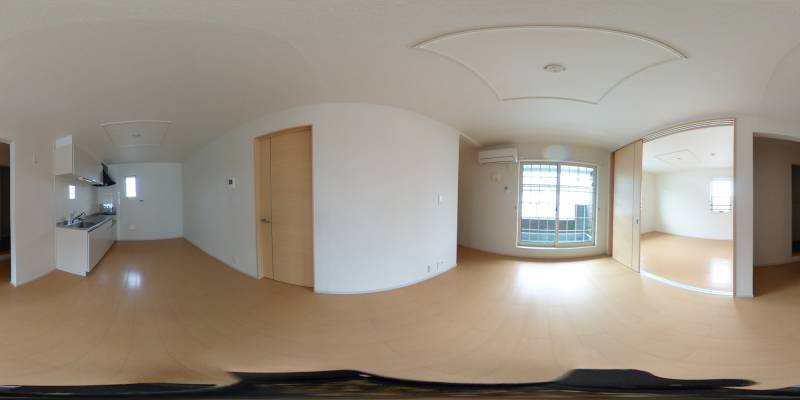 パノラマ画像リビング