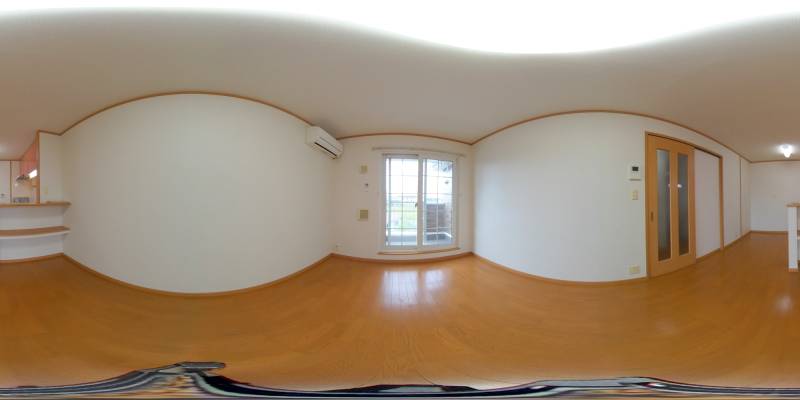 パノラマ画像リビング