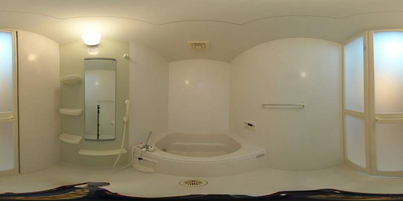 パノラマ画像バスルーム