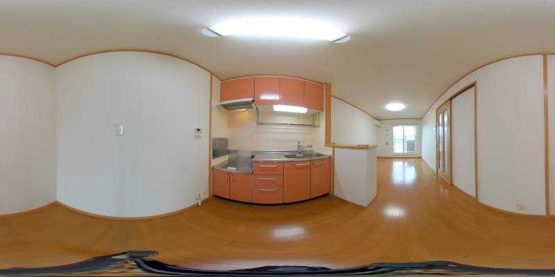 パノラマ画像キッチン