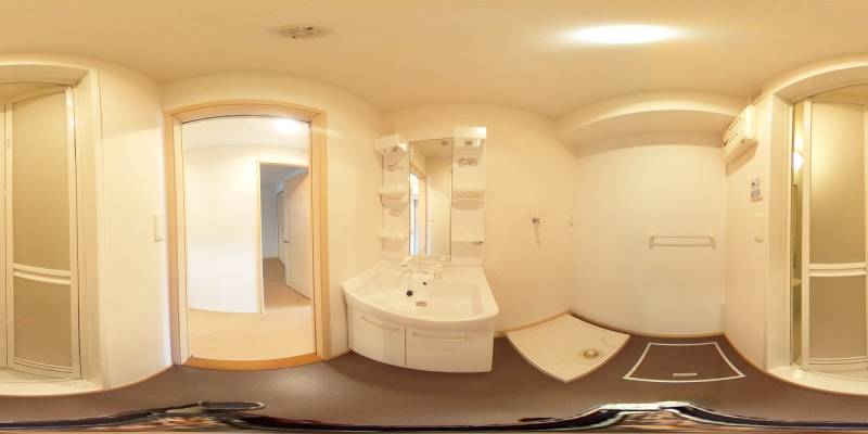 パノラマ画像洗面所