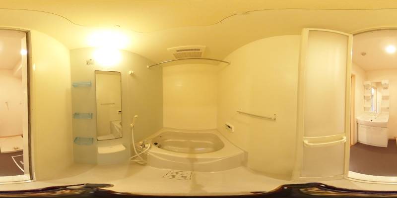 パノラマ画像バスルーム