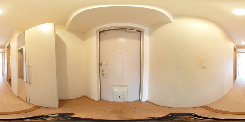 パノラマ画像玄関