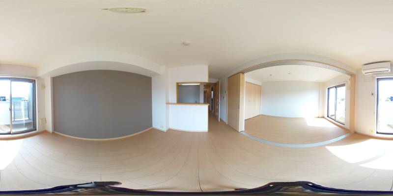 パノラマ画像リビング