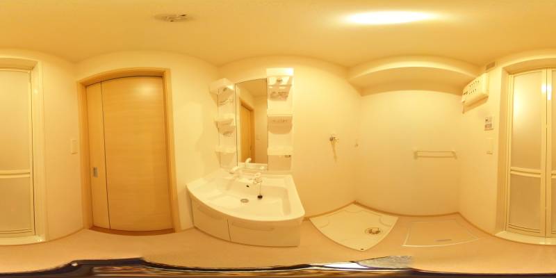 パノラマ画像洗面所