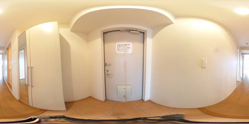 パノラマ画像玄関