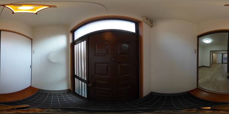 パノラマ画像玄関