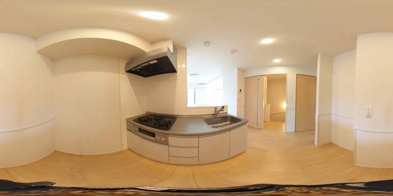 パノラマ画像キッチン
