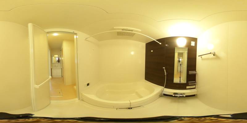 パノラマ画像バスルーム