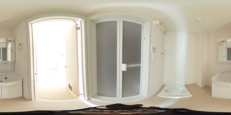 パノラマ画像洗面所