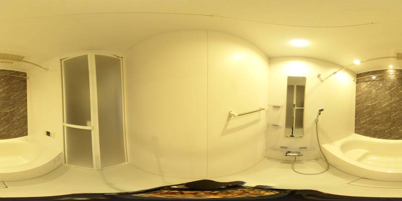 パノラマ画像バスルーム