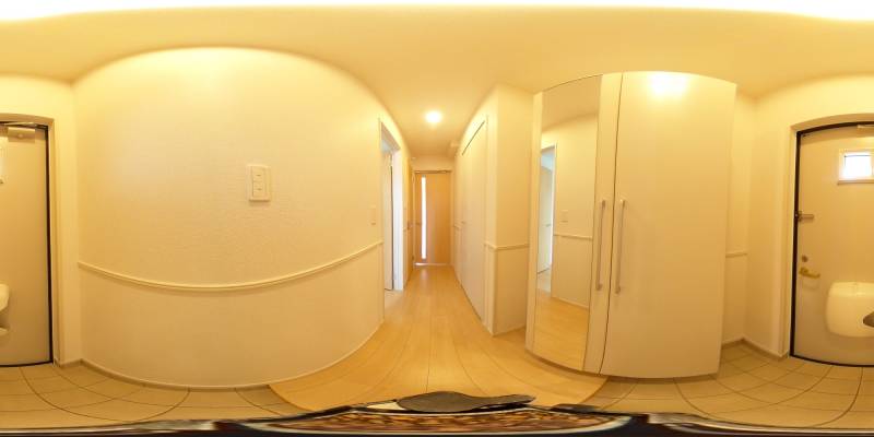 パノラマ画像玄関