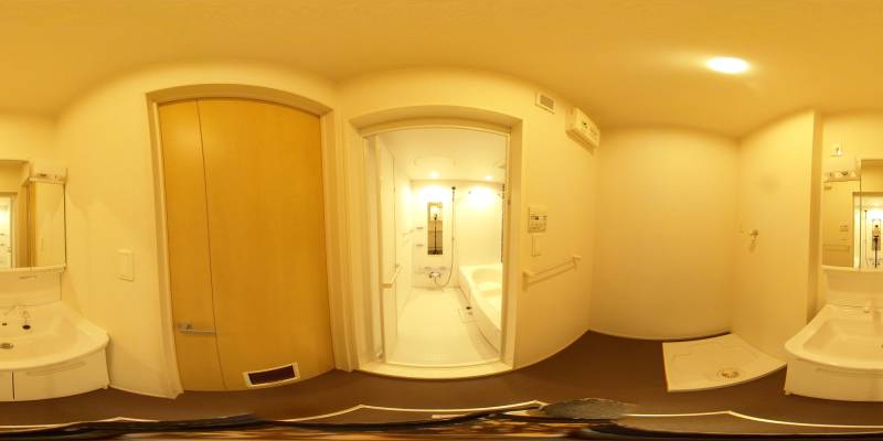 パノラマ画像洗面所