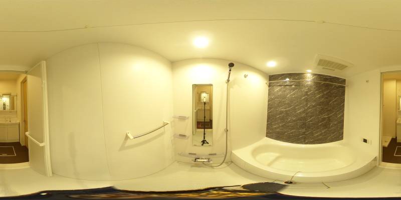 パノラマ画像バスルーム
