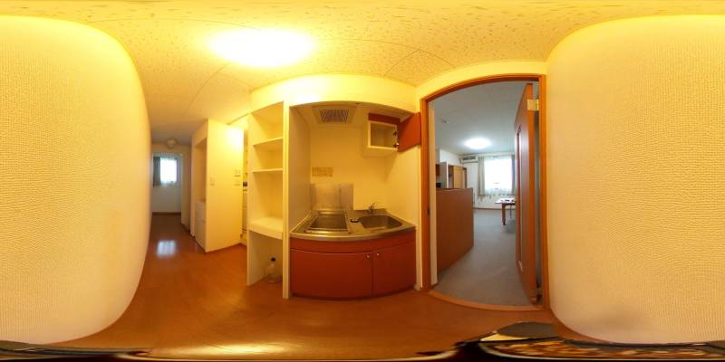 パノラマ画像キッチン