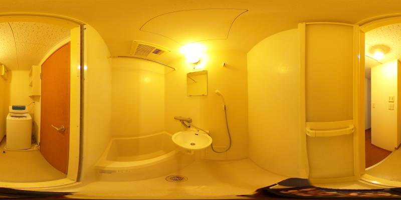 パノラマ画像バスルーム