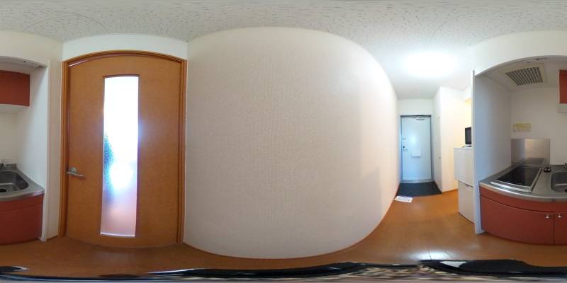 パノラマ画像キッチン