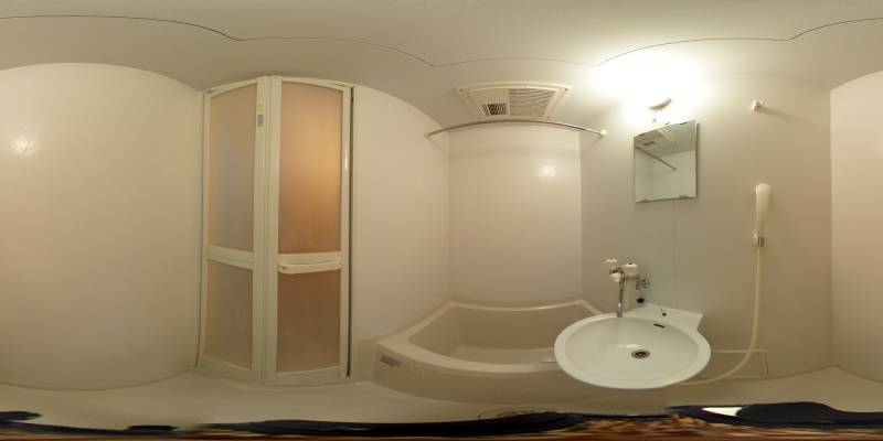 パノラマ画像バスルーム