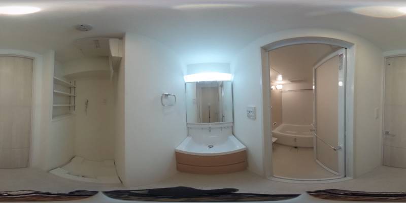 パノラマ画像洗面所