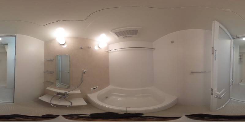 パノラマ画像バスルーム