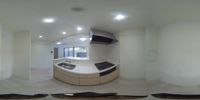 パノラマ画像キッチン