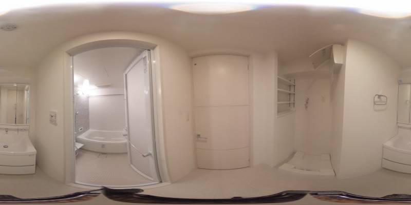 パノラマ画像洗面所