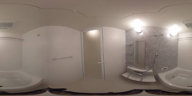 パノラマ画像バスルーム