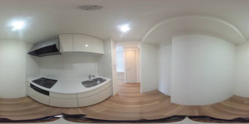 パノラマ画像キッチン