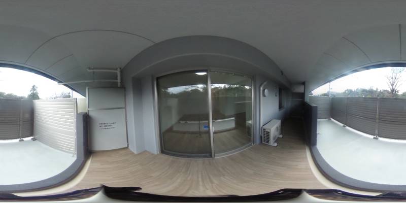 パノラマ画像庭