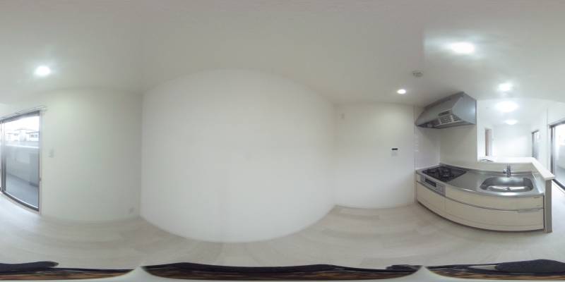 パノラマ画像キッチン