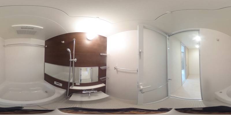 パノラマ画像バスルーム