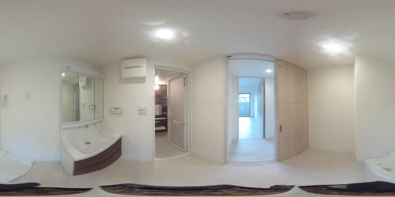 パノラマ画像洗面所