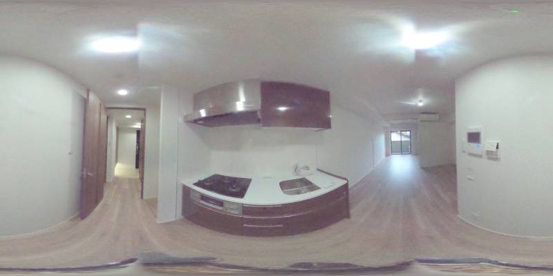 パノラマ画像キッチン