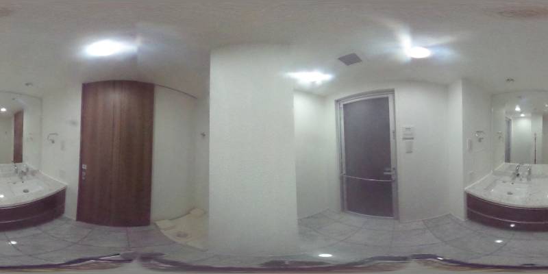 パノラマ画像洗面所