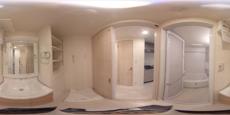 パノラマ画像洗面所