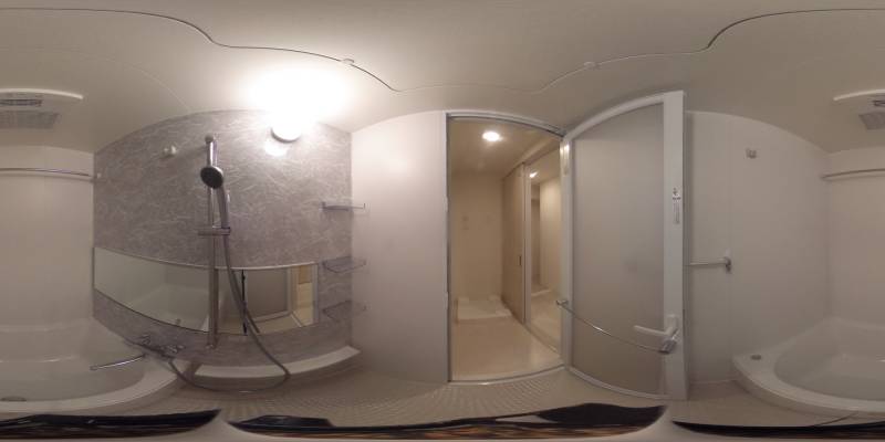 パノラマ画像バスルーム