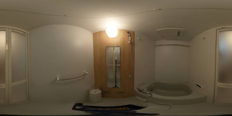 パノラマ画像バスルーム