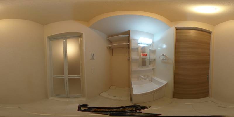 パノラマ画像洗面所