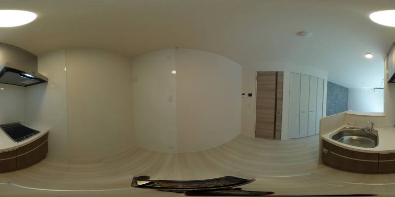 パノラマ画像キッチン