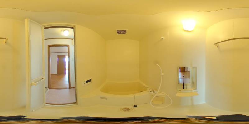 パノラマ画像バスルーム