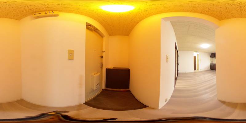 パノラマ画像玄関