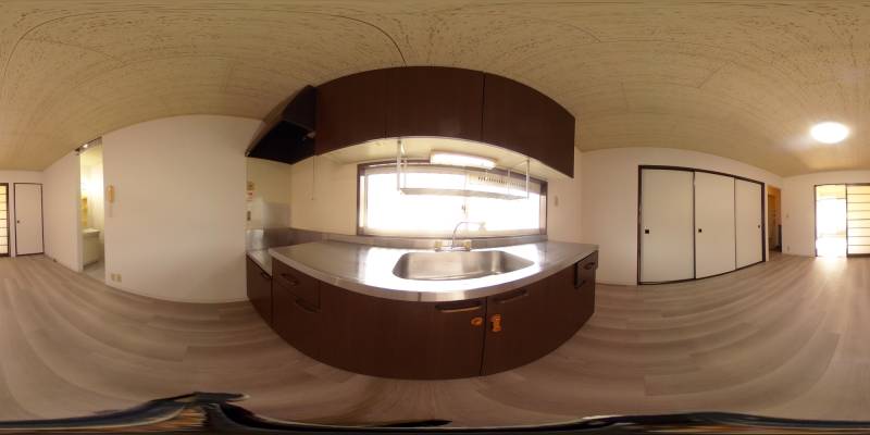 パノラマ画像キッチン