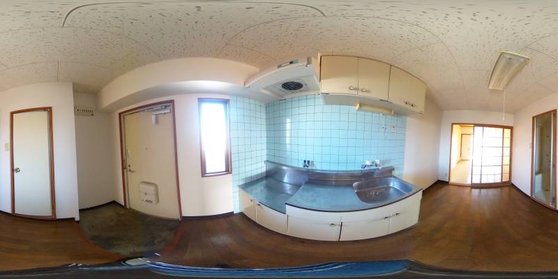 パノラマ画像キッチン